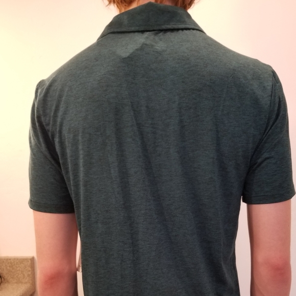 Mens NWT 32 degrees cool dark green polo shirt - Picture 4 of 6